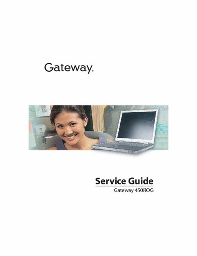 Gateway 450ROG Service guide for the Gateway 450ROG notebook computer.